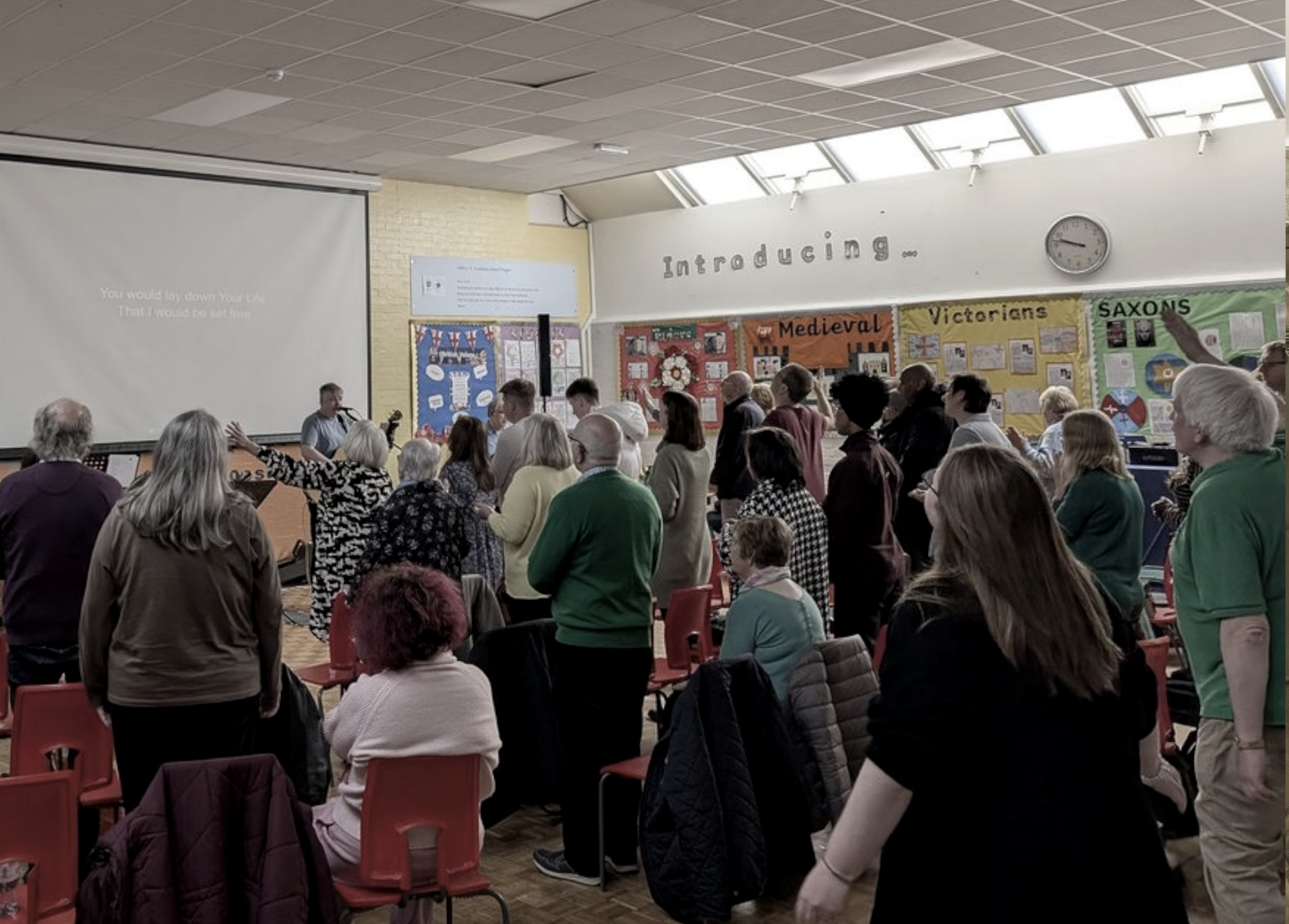 Church community gathering
